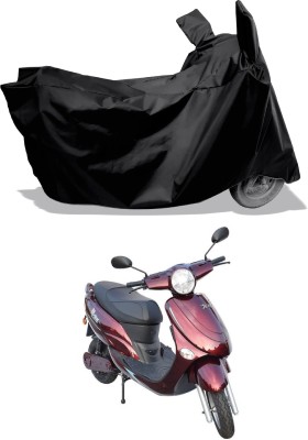 Amexride Two Wheeler Cover for Avon(E Star BS6, Black)