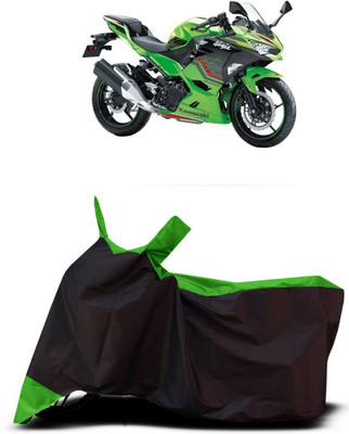 VESMEI Two Wheeler Cover for Kawasaki(Ninja 400 BS6, Green)