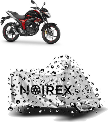 NOIREX Two Wheeler Cover for Suzuki(Gixxer, Silver)