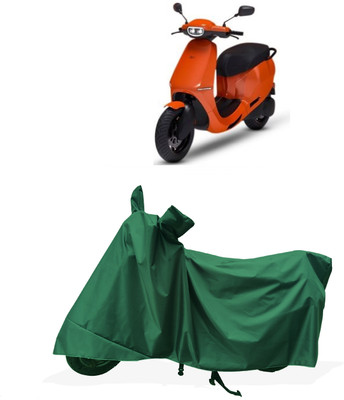 Tricway Two Wheeler Cover for Ola(Electric Scooter, Green)