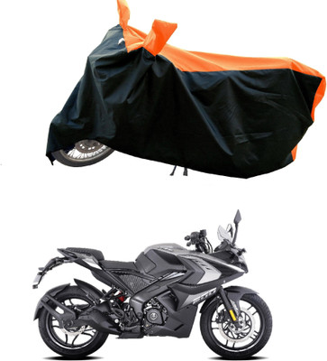 DeepShakshi AUTOMOTIVE Waterproof Two Wheeler Cover for Bajaj(Pulsar 200 BS6, Orange)