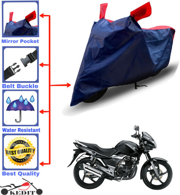 AASHTIK MART Two Wheeler Cover for Suzuki(GS, Red, Blue)
