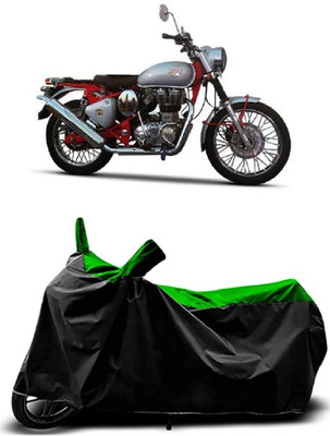 VESMEI Two Wheeler Cover for Royal Enfield(Bullet Trials 350, Green)