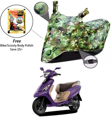 EGAL Two Wheeler Cover for TVS(Scooty Zest 110, Maroon)