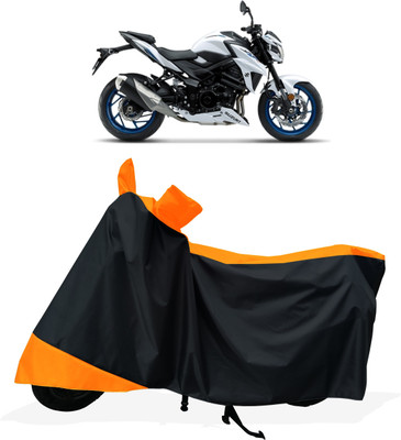 Tricway Two Wheeler Cover for Suzuki(GSX, Orange)