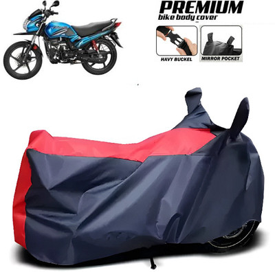 smwzxyu Waterproof Two Wheeler Cover for Honda, Bajaj, Hero, TVS(Red, Blue)