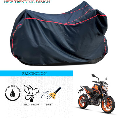 ANTHUB Waterproof Two Wheeler Cover for KTM(Duke 200, Black)