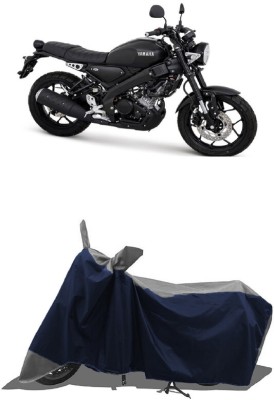 SUGASHRI Waterproof Two Wheeler Cover for Yamaha(XSR155, Grey, Blue)