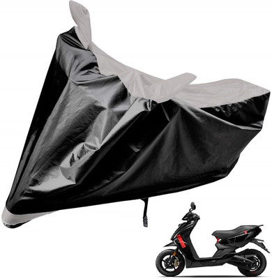 MOCKHE Two Wheeler Cover for Ather(450 X, Silver)