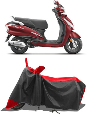 SPECTUS Two Wheeler Cover for Hero(Duet 125CC, Red)