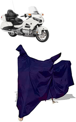Amexride Two Wheeler Cover for Honda(Gold Wing GL1800, Blue)