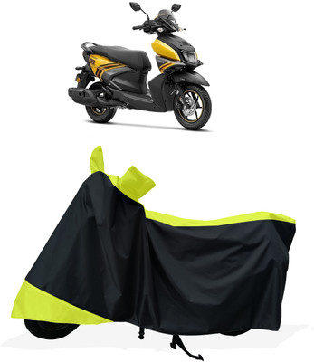 Tricway Two Wheeler Cover for Yamaha(Ray-ZR 125FI BS6, Yellow)