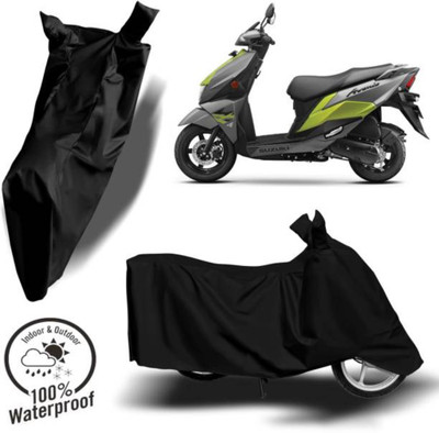 RAAMKM Waterproof Two Wheeler Cover for Hero, Honda, Royal Enfield, TVS(MT 03 BS6, Black)