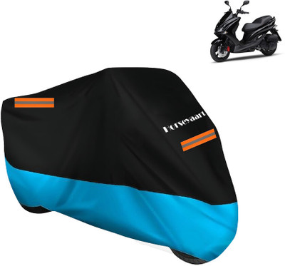 Horseyaart Waterproof Two Wheeler Cover for Yamaha(Majesty S 155 maxi BS6, Blue)