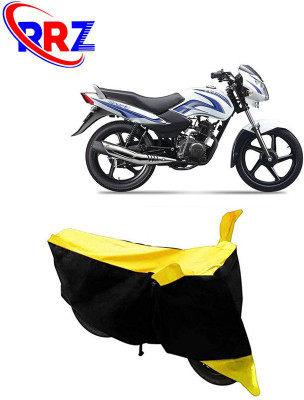 RRZ Waterproof Two Wheeler Cover for TVS(Star Sport, Black, Yellow)