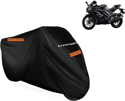 Horseyaart Waterproof Two Wheeler Cover for Yamaha(YZF R15 V3 BS6, Black)