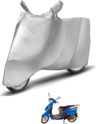 Caronix Waterproof Two Wheeler Cover for Avon(E Scoot, Silver)