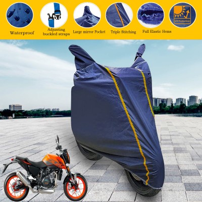 GARREGE Waterproof Two Wheeler Cover for KTM(1050 Adventure BS6, Blue)