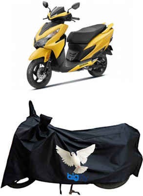 BigFly Two Wheeler Cover for Honda(Grazia, Black)