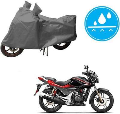 DeepShakshi AUTOMOTIVE Waterproof Two Wheeler Cover for Hero(CBZ Extreme, Grey)