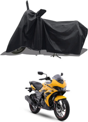 Mdstar Waterproof Two Wheeler Cover for Hero(Xtreme 200S, Black)