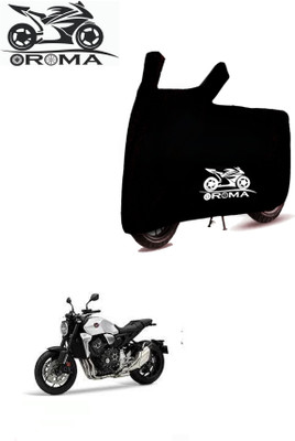 AutoGalaxy Waterproof Two Wheeler Cover for Honda(CB1000R Plus, Black)