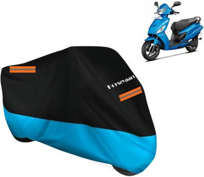 Horseyaart Waterproof Two Wheeler Cover for Hero(Maestro Electric, Blue)