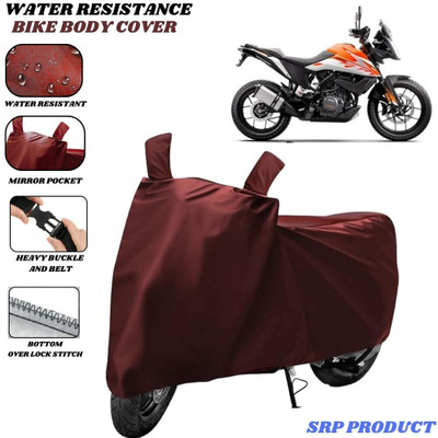 SRP PRODUCT Waterproof Two Wheeler Cover for KTM(390 Adventure, Maroon)