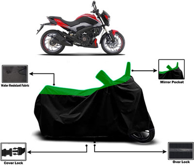 Amexride Two Wheeler Cover for Bajaj(Dominar 250, Green)