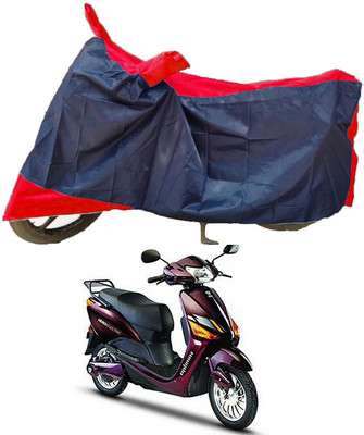 Mdstar Waterproof Two Wheeler Cover for Hero(Electric Optima Plus, Red, Blue)