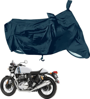 RiderShine Waterproof Two Wheeler Cover for Royal Enfield(Continental GT, Black)
