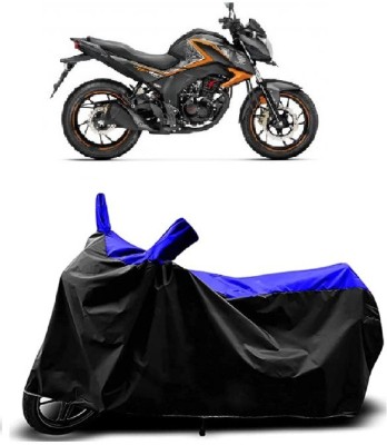 VESMEI Two Wheeler Cover for Honda(CB Hornet 160R, Blue, Black)