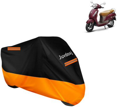 Juvdoxj Waterproof Two Wheeler Cover for Suzuki(Access 125, Orange)