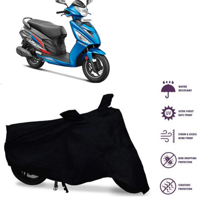 DeepShakshi AUTOMOTIVE Two Wheeler Cover for Hero(Maestro Edge 110 BS6, Black)