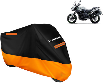 Horseyaart Waterproof Two Wheeler Cover for Kawasaki(Versys 650, Orange)