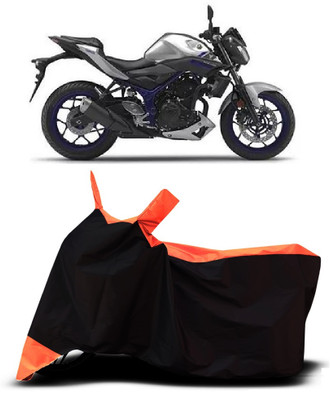 VESMEI Two Wheeler Cover for Yamaha(MT-03, Orange)