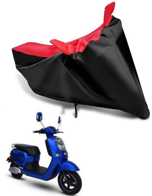 KEDIT Two Wheeler Cover for Okinawa(Lite, Red, Black)
