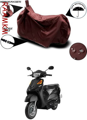 LIFE TO HUB Two Wheeler Cover for Hero, Honda, Bajaj, Ather, TVS, Yamaha(Urbanite Chetak, Maroon)