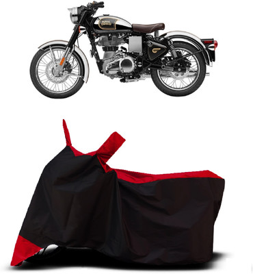 VESMEI Two Wheeler Cover for Royal Enfield(Classic Squadron, Red)