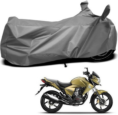 Varnwal E Commerce Waterproof Two Wheeler Cover for Honda(Unicorn Dazzler, Grey)