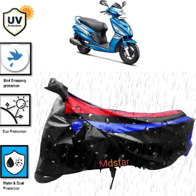Mdstar Waterproof Two Wheeler Cover for TVS(Apache RTR 160, Black)