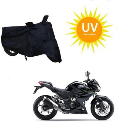 RAAMKM Two Wheeler Cover for Hero(Raider, Black)