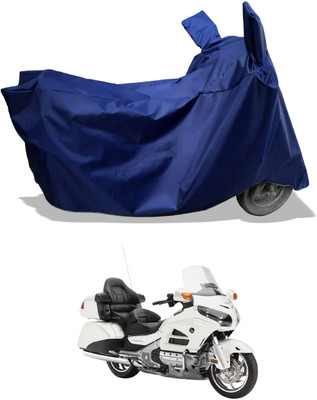 Amexride Two Wheeler Cover for Honda(Gold Wing GL1800, Blue)
