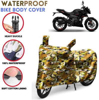 kerwa Waterproof Two Wheeler Cover for Bajaj(Pulsar N160, Multicolor)