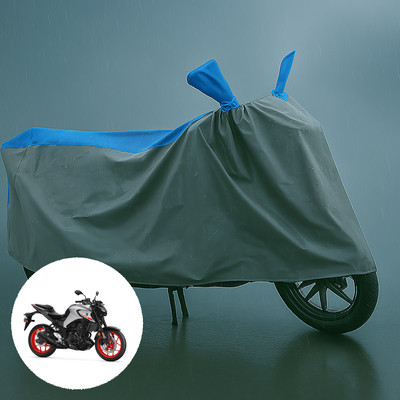 CODOKI Waterproof Two Wheeler Cover for Yamaha(MT-03, Grey, Blue)
