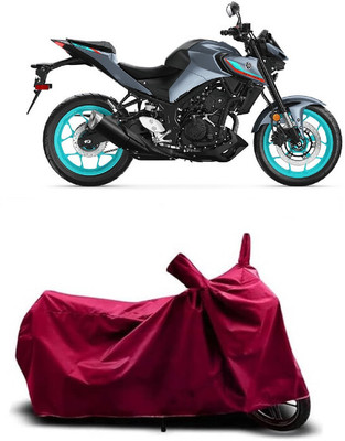 Coxtor Waterproof Two Wheeler Cover for Yamaha(MT-03, Maroon)