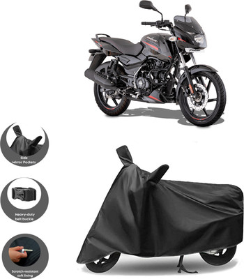 WMIZEXA Waterproof Two Wheeler Cover for Bajaj(Pulsar 150 BS6, Black)