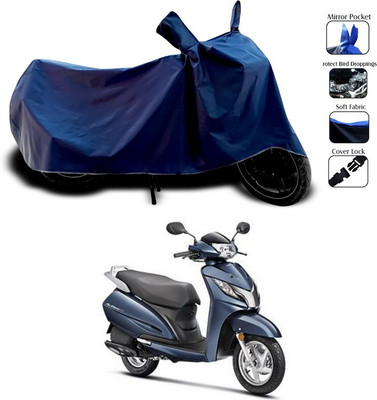 DeepShakshi AUTOMOTIVE Two Wheeler Cover for Honda(Activa 6G, Blue)