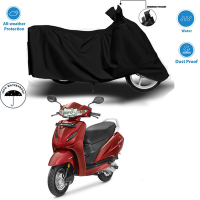 WMIZEXA Waterproof Two Wheeler Cover for Hero(Black)