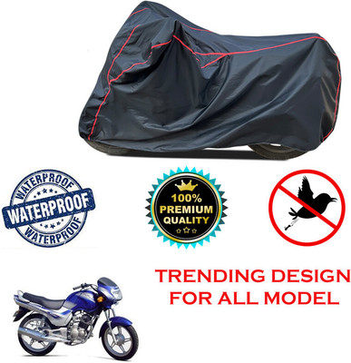 THE REAL ARV Waterproof Two Wheeler Cover for TVS(Victor GLX, Black)